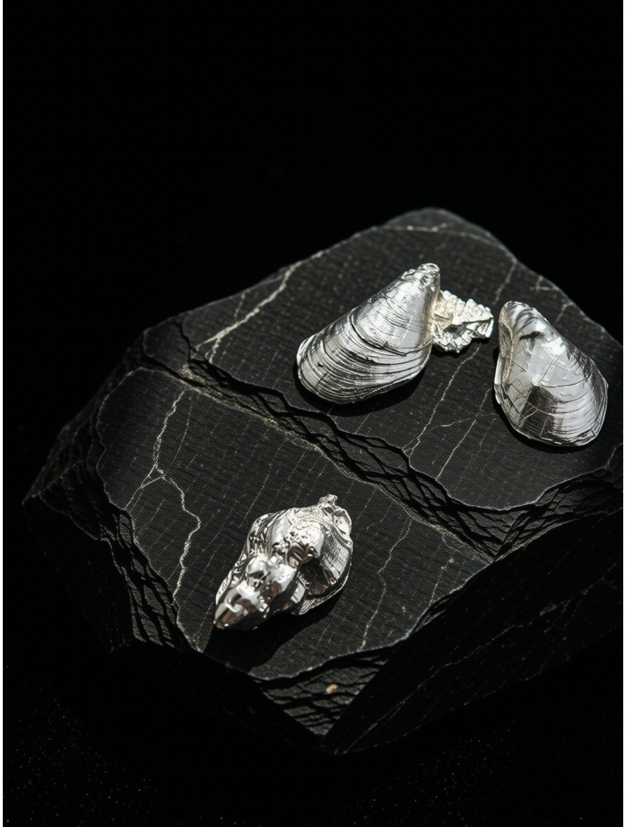 Whelk shell necklace